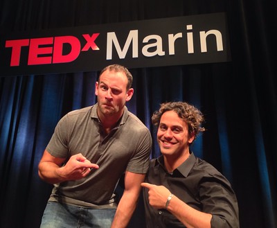 With Arash at his TEDx talk